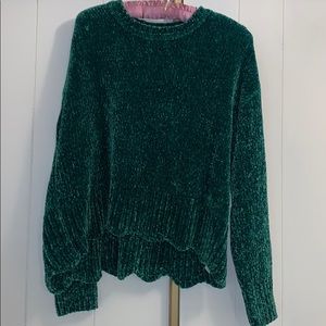 Green sweater
